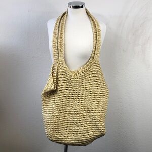 Zara Home Stylish Large Woven Tote Market Shopper Bag